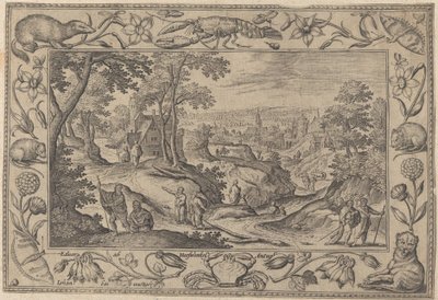 Utsändandet av apostlarna, ca. 1584. av Adriaen Collaert
