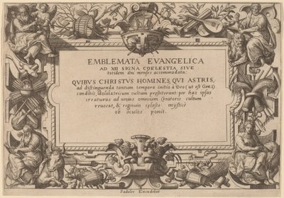Titelsida av Adriaen Collaert after Hans Bol