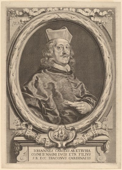 Kardinal Giovanni Carlo dei Medici av Adriaen Haelwegh
