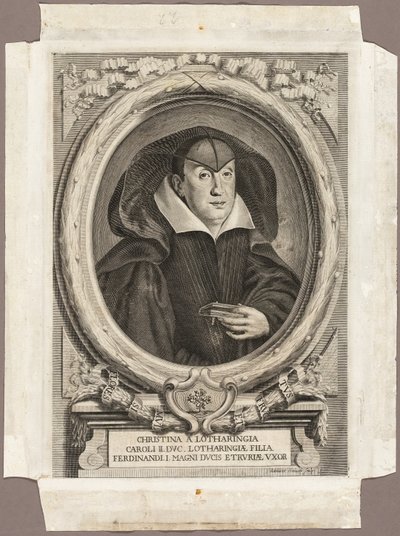 Christina av Lorraine av Adriaen Haelwegh