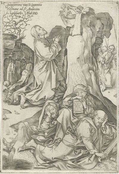 Kristus i Getsemane trädgård av Adriaen Huybrechts (I)
