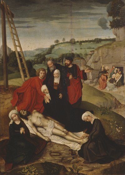Klagosången över Kristus av Adriaen Isenbrandt or Isenbrant