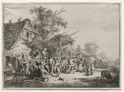 Festival under spaljén. av Adriaen Jansz. van Ostade