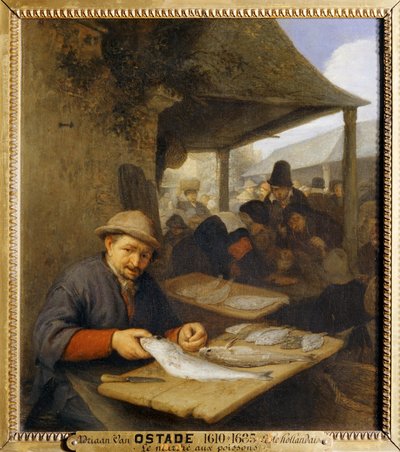 Fiskmarknaden ... av Adriaen Jansz. van Ostade