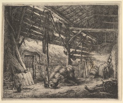 Ladugården, 1647. av Adriaen Jansz. van Ostade