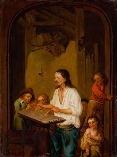 Cimbalom-spelaren, 1675. av Adriaen Jansz. van Ostade