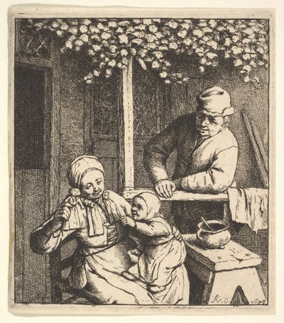 Dockan, 1610-85. av Adriaen Jansz. van Ostade