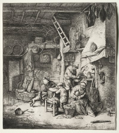 Familjen, 1647. av Adriaen Jansz. van Ostade
