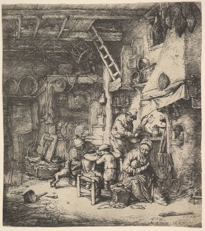 Familjen, 1647. av Adriaen Jansz. van Ostade