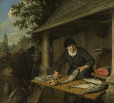 Fiskfrun av Adriaen Jansz. van Ostade