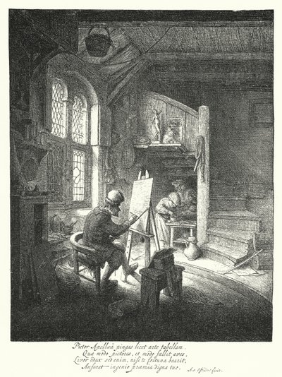 Målaren (gravyr) av Adriaen Jansz. van Ostade