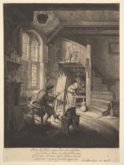 Målaren, 1610-85. av Adriaen Jansz. van Ostade