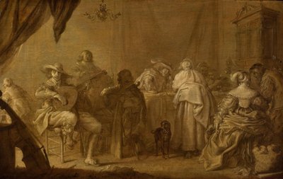 En musikalisk fest av Adriaen Pietersz van de Venne