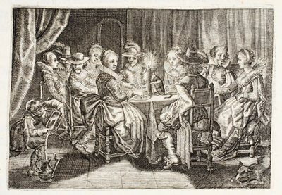 Habitus ger förhårdnader, illustration från "Emblemata of Zinne-werk" av Johannes de Brune (1589-1658), Jan Jacobs Schipper, Amsterdam, 1661 av Adriaen Pietersz van de Venne