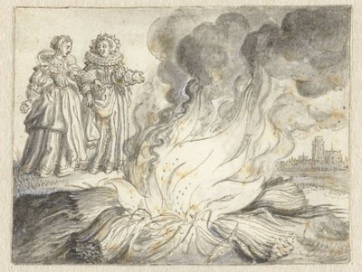 ”Lidenskap är eld av inget annat än halm” av Adriaen Pietersz van de Venne