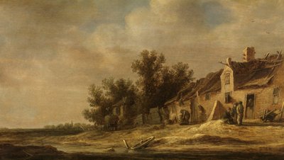 Landskap (olja på panel) av Adriaen Thomasz Key