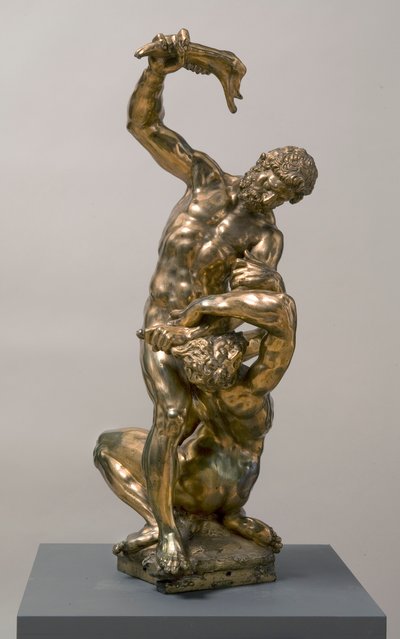 Kain dödar Abel, 1622 förgylld brons av Adriaen de Vries