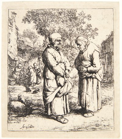 De två skvallren av Adriaen van Ostade