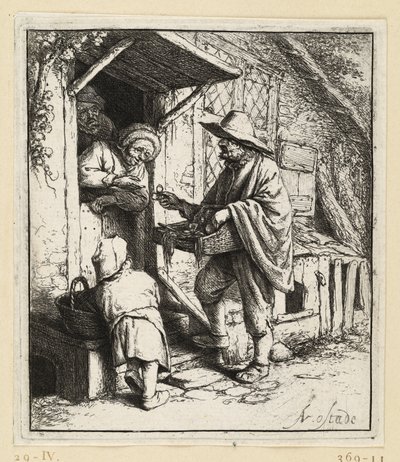 Glasögonförsäljaren av Adriaen van Ostade