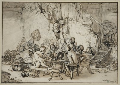 Interiör av en krog av Adriaen van Ostade