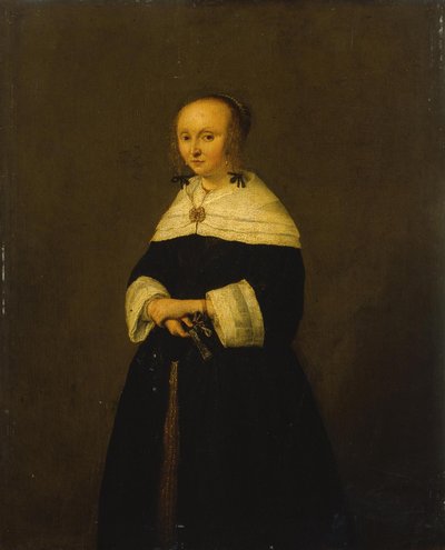 Porträtt av en kvinna av Adriaen van Ostade