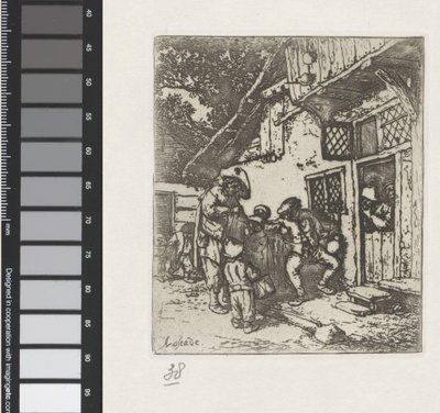 Ambulerande musiker av Adriaen van Ostade