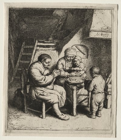 Att säga nåd av Adriaen van Ostade