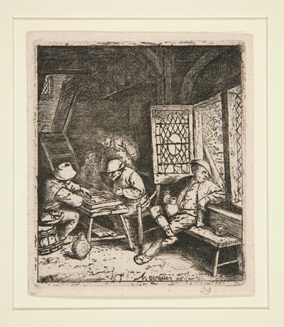 Backgammonspelarna av Adriaen van Ostade