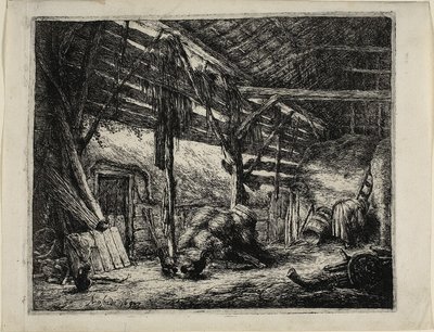Ladugården av Adriaen van Ostade