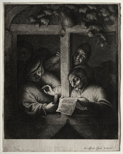 Carol Singers av Adriaen van Ostade
