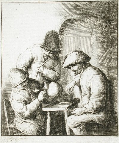 Den tomma kannan av Adriaen van Ostade