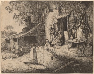 Spinnern av Adriaen van Ostade
