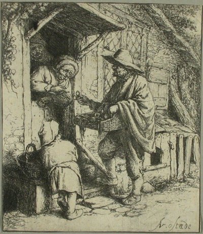 Glasögonförsäljaren av Adriaen van Ostade
