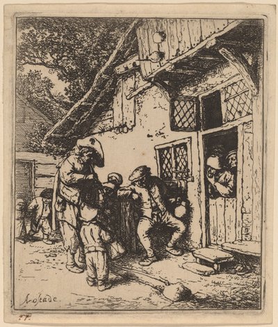 Vandrande musiker av Adriaen van Ostade