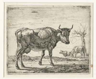 Tre kor Olika djur (serietitel) av Adriaen van de Velde