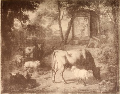 Landskap med boskap av Adriaen van de Velde