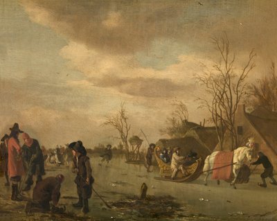 Vinternöjen av Adriaen van de Velde