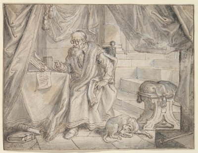 Studera inför av Adriaen van de Venne