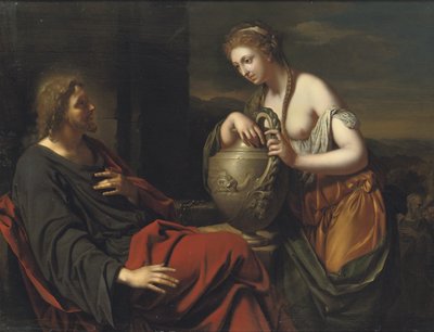 Kristus och kvinnan från Samarien vid brunnen av Adriaen van der Werff