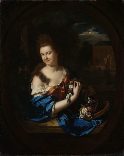 Porträtt av Margaretha Rendorp, hustru till Jan van de Poll av Adriaen van der Werff