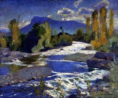 En flod i Dauphine, eftermiddag av Adrian Scott Stokes