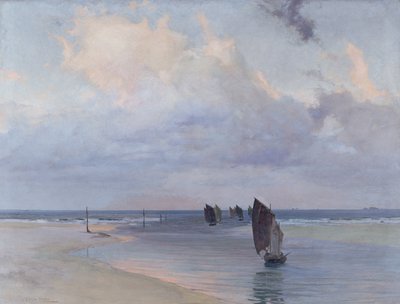 The Harbour Bar (olja på duk) av Adrian Scott Stokes