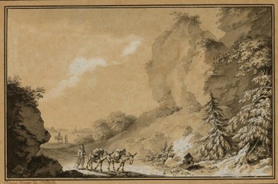 Schweizisk landskapsimpression av Adrian Zingg