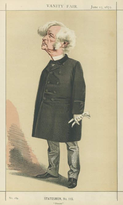 Mr Samuel Morley (färglitografi) av Adriano Cecioni