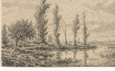 Flodlandskap av Adrianus van Everdingen