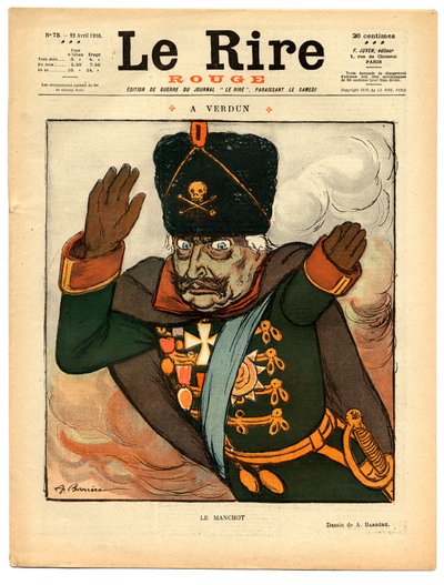 Omslag till "" The Red Laughter", Satirical in Colors av Adrien Barrere