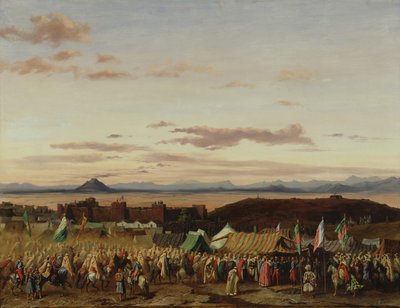 Intagandet av Setif under erövringen av Algeriet, 21 oktober 1839, 1844 av Adrien Dauzats