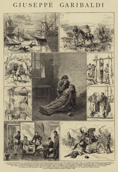 Giuseppe Garibaldi av Adrien Emmanuel Marie