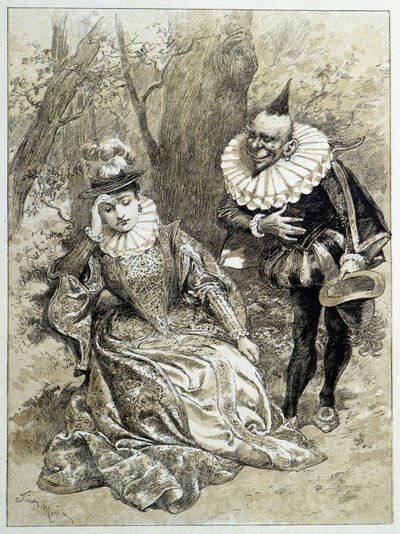 Riquet à la Houppe - i "" Sagor"" av Charles Perrault, illustrationer av Adrien Marie av Adrien Emmanuel Marie