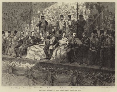 Statskonserten i Royal Albert Hall, Dais av Adrien Emmanuel Marie